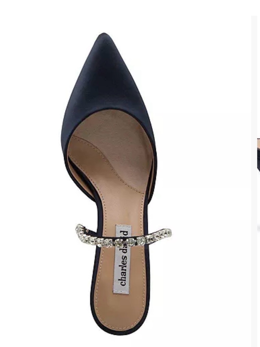 Charles David Adalynn Kitten Heel with Embellished Strap